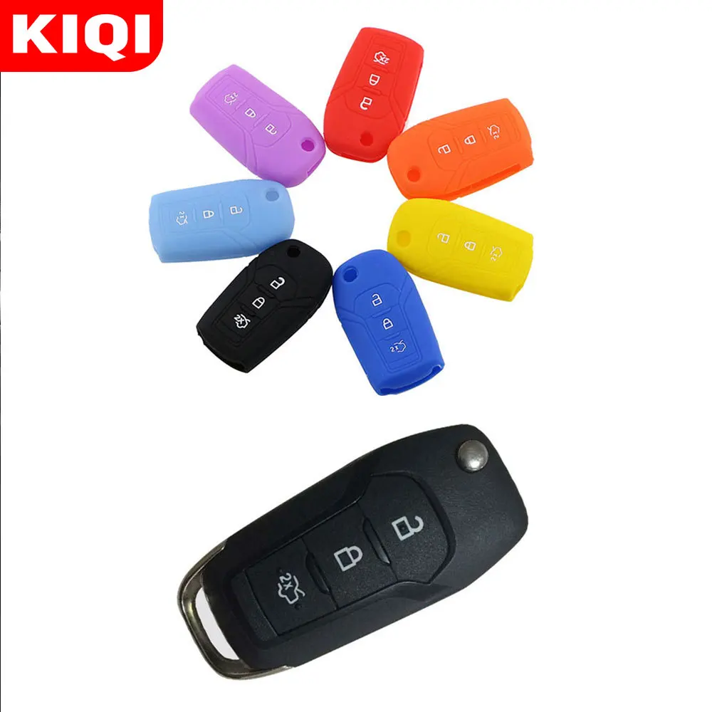 Силиконовый чехол для ключей от машины FOB Ford Mondeo Escape Focus Fusion EXPLORER Mustang EVEREST aurus 3