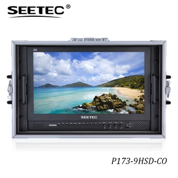 

SEETEC P173-9HSD-CO Carry on Broadcast Director Monitor Full HD 1920x1080 Aluminum Design with 4K HDMI 3G SDI