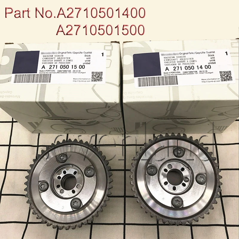 A2710501500 1 Pair Camshaft (exhaust+intake) Adjuster Actuator Fit For