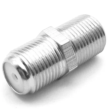 

100 Pcs F Type UHF Coupler Adapter Connector Female F F Jack RG60 RG59 Coaxial Cable for TV Network