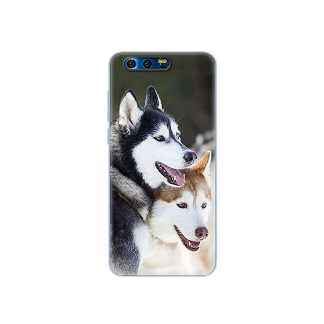 phone case for  honor 9 honor 9 lite soft tpu silicon back cover 360 full protective printing transparent coque