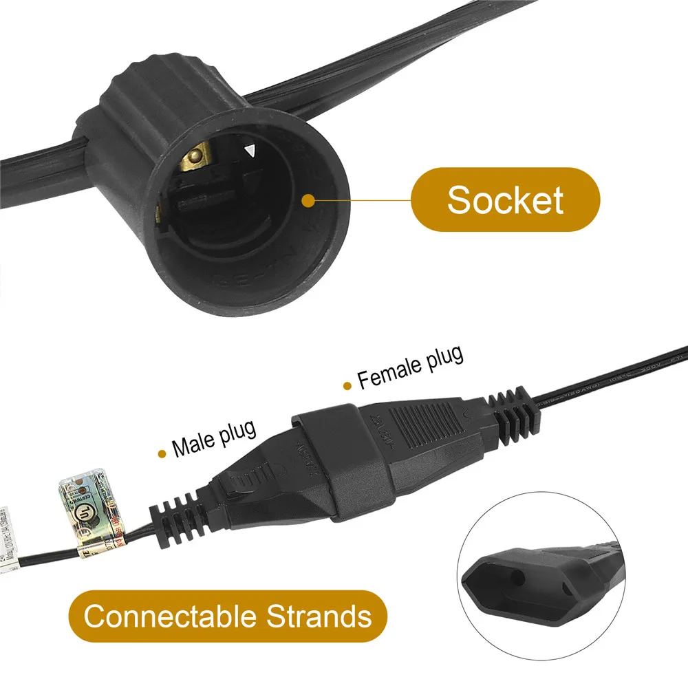 rua guirlanda luz ao ar livre casamento 04