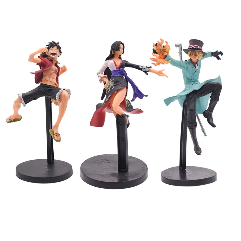 

One Piece Figure Toy Luffy Sabo Boa Hancock Anime PVC Action Figure Model Toy Doll Collectible For Children
