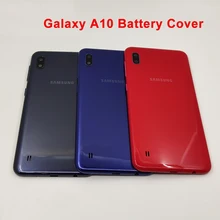 Для samsung Galaxy A10 A105 батарея задняя крышка чехол Корпус Крышка с ключ для боковой кнопки объектив камеры для Galaxy SM-A105F