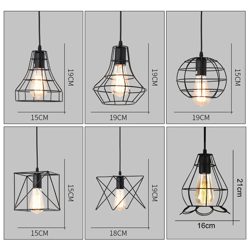 Светодиодный подвесной светильник в скандинавском стиле ретро, оригинальная Подвесная лампа, промышленный подвесной светильник в стиле лофт для ресторана, кухни, железный художественный светильник, светильники