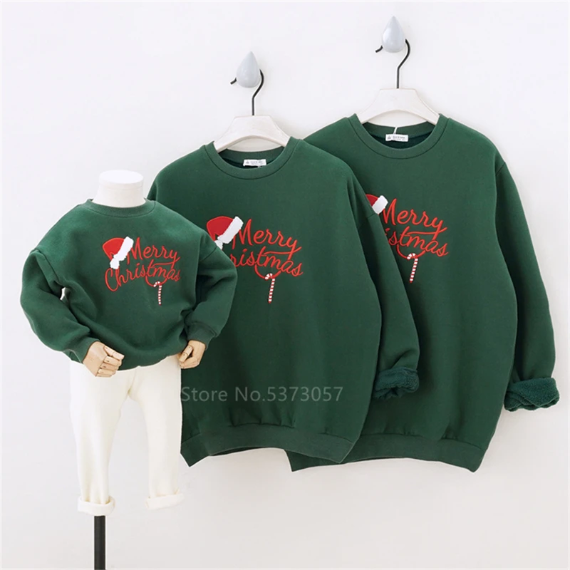 Рождественские свитера с длинными рукавами и рисунком оленя, коллекция года Семейный комплект, новогодний свитер для девочек и мальчиков, для взрослых, для мамы и меня, одежда для родителей - Цвет: Color2