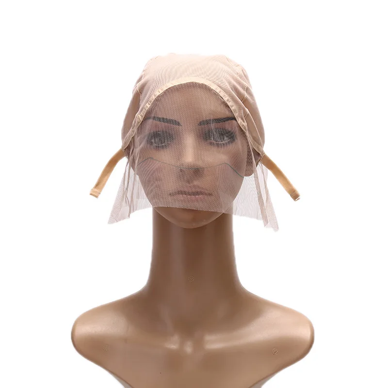 

1pc Wig Cap for Making Wigs Full Lace Wig Weaving Cap Mesh Base Stretchy Net with Adjustable Strap Hairnets 2 Styles