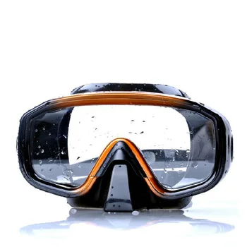 

Scuba Dive Tempered Glass Hunting Dry Tube Professional Kids Easy Breath Silicone Diving Mask Set Anti Fog Snorkeling Snorkel