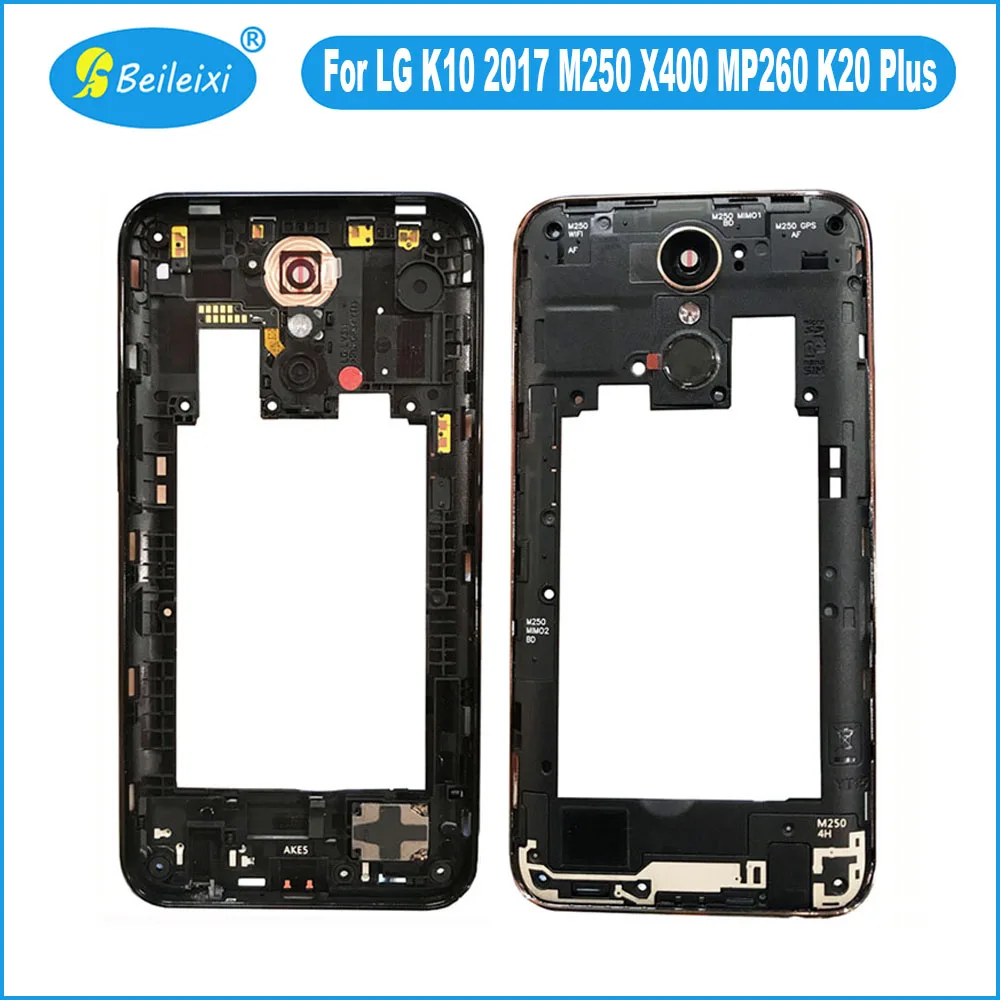 

Для LG K10 2017 M250 X400 MP260 K20 Plus VS501 M250N M250DS задняя рамка задняя панель Кронштейн Корпус ЖК задняя рамка Крышка