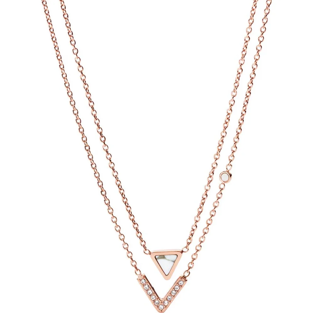 Jewelry Necklace Fossil for womens JF02897791 Jewellery Womens Necklaces Jewelry Accessories Bijouterie