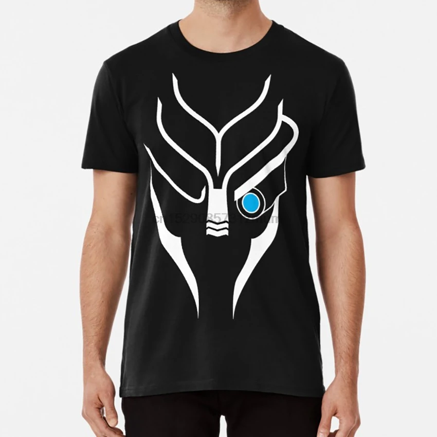 Mass effect-гаррус (белый) Футболка mass effect garus liara tali normandy sr2 shepard shepperd | Мужская одежда