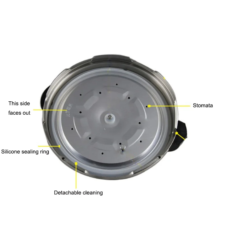 Новое уплотнительное кольцо скороварки Силиконовое для 3qt/5qt/6qt/8qt электрическая скороварка Силиконовое уплотнительное кольцо