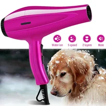 220 В 1000 Вт Фены для домашних животных Профессиональный Салон Бытовой ручной фен для домашних животных Собаки Кошки Профессиональная Парикмахерская Машинка