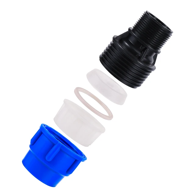 1/2 "3/4" 1 "1" 1,2 "1,5" Férfi Szál 20/25/32/40/50 Mm -Es Pe -Cső Egyenes Csatlakozó Öntözőrendszer Pvc Cső -Konverziós Kapcsolás - Image 3