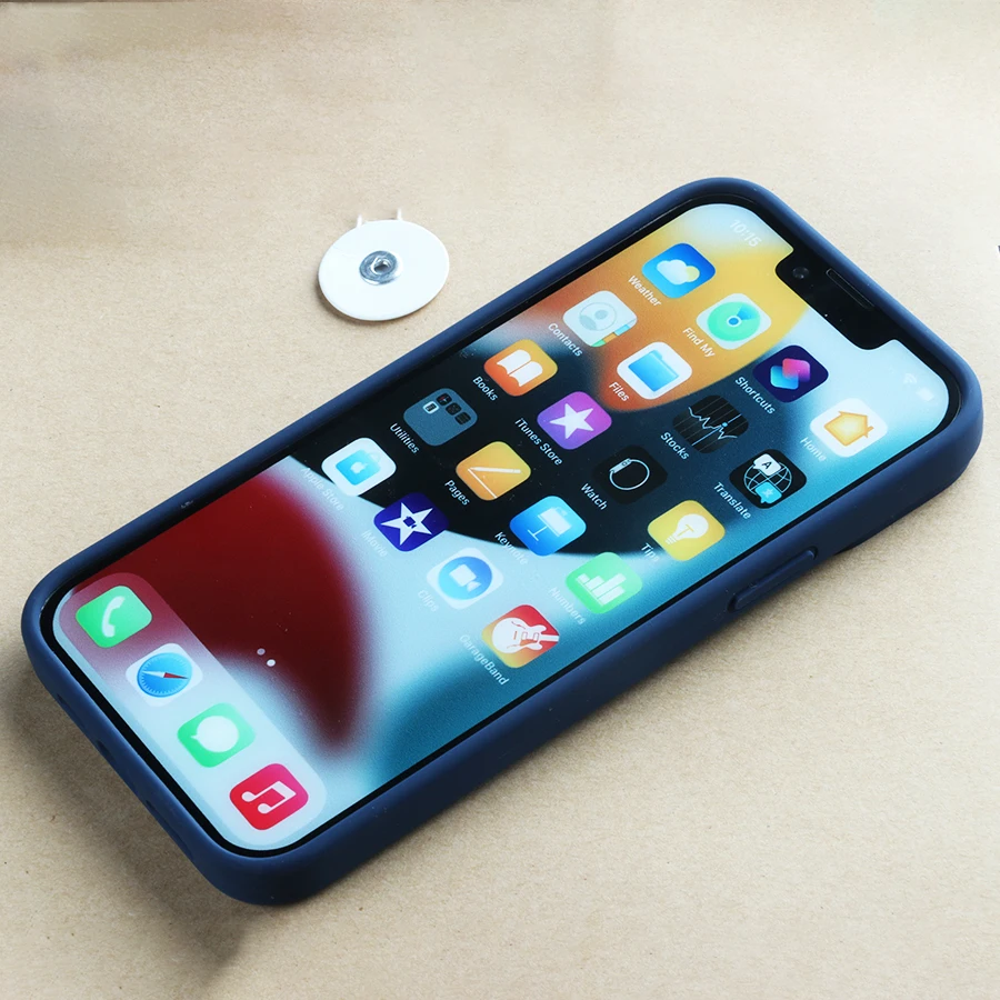Funda de silicona para el iPhone XS - Azul Delft - Apple (ES)