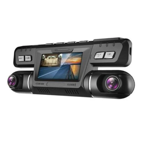 Dash Cam P28 с Wi-Fi Двойной 1920X1080P фронтальная и кабина приборная камера