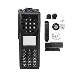 VBLL Walkie Talkie Full-keypad Replacement Repair Cover Housing Case Kit For Motorola XTS3000 Model 3 Two Way Radio Black