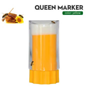 

Brand 1p Hot Product Yellow Beekeeping Tool Queen Marker Suitable for Queen Bee Labeled Bottle Bee Tool King Mark Plastic Bottle