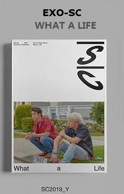 [MYKPOP]~ Официальный~ EXO-SC: WHAT A LIFE CD, коллекция KPOP Fans-SA19082509 - Цвет: P ver