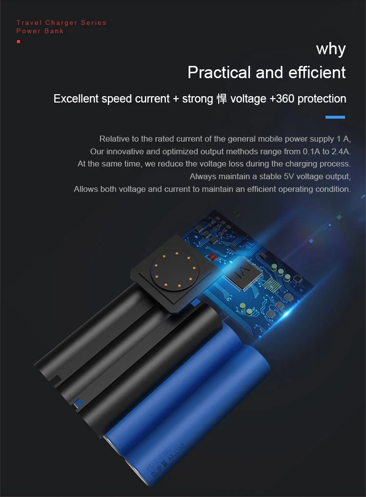 CYKE Mobile power charging head two in one multi-function self-contained plug digital display power