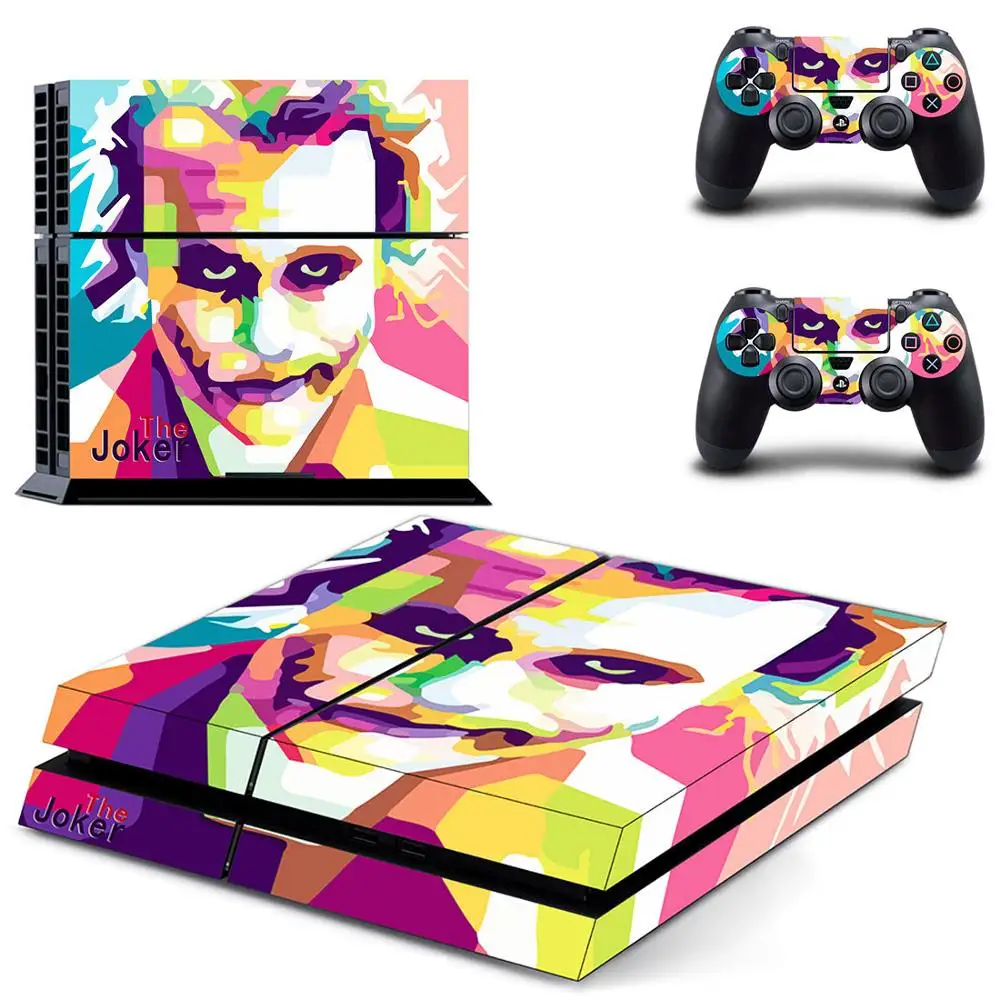 PS4 наклейки с джокером PS 4 виниловая кожа Наклейка Play station 4 скины наклейки Pegatinas для консоли playstation 4 и 2 контроллера - Цвет: DPTM2491