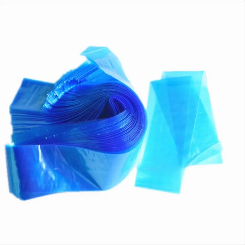 

100Pcs Disposable Plastic Blue Tattoo Clip Cord Sleeves Cover Bag Professional Tattoo Accessory For Tattoo Machine Supply