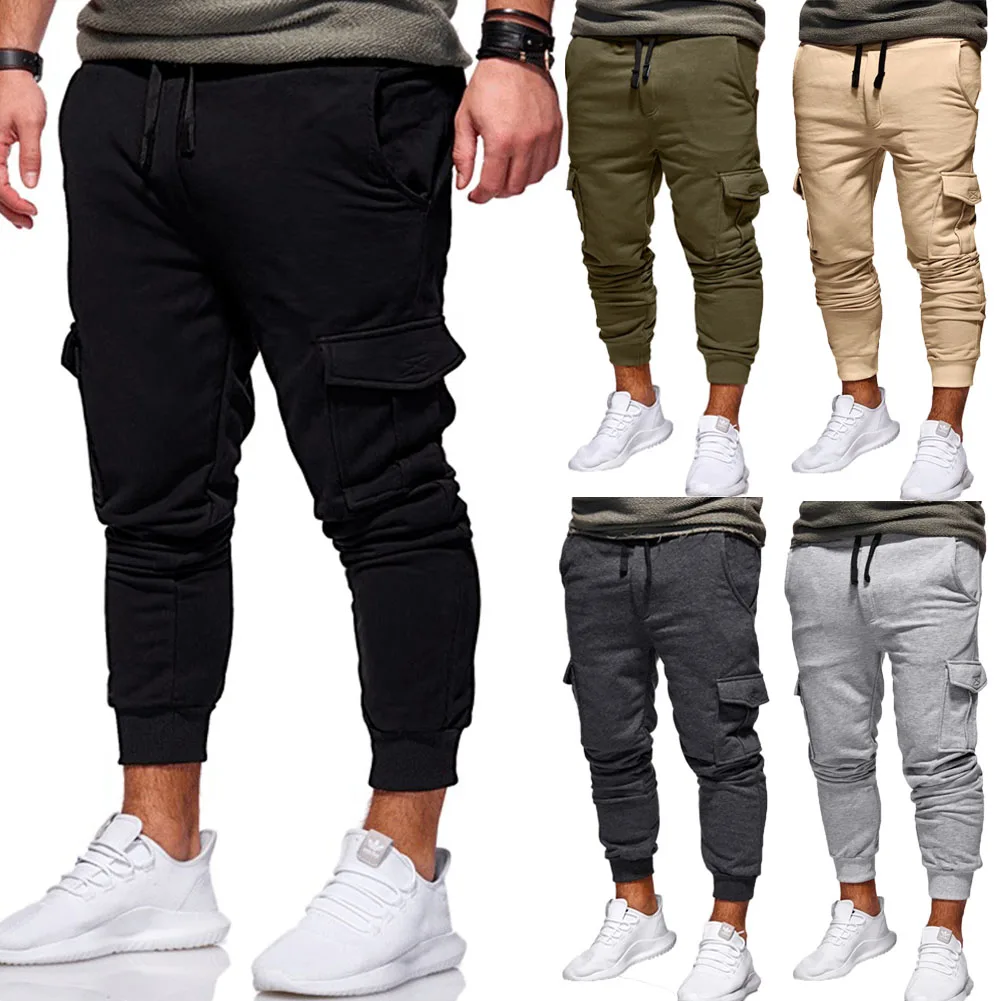 Men Pants New Fashion Men Jogger Pants Men Fitness Bodybuilding Gyms Pants For Runners Clothing Autumn Sweatpants