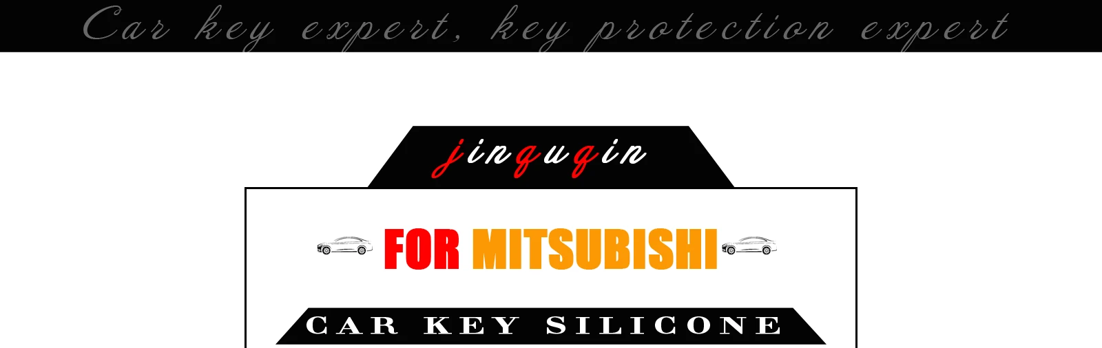 Jingyuqin 10p 2b чехол для ключей автомобиля силиконовый для Mitsubishi Outlander 10 Lancer Pajero Sport EX ASX Colt L200 Inteligentne