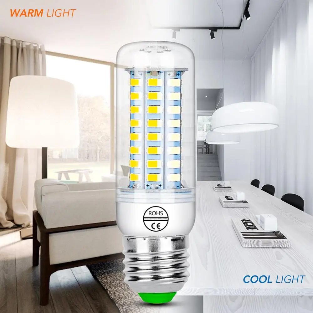 Светодиодная лампа E14 SMD5730 24 36 48 56 69 72Led GU10 220 В|Светодиодные лампы и трубки| |