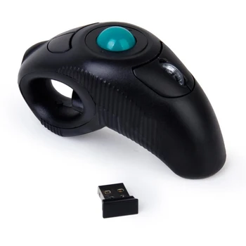 

Mini Portable finger Trackball Mice Mouse 10M2.4HzB Handheld Wireless Optical Trackball