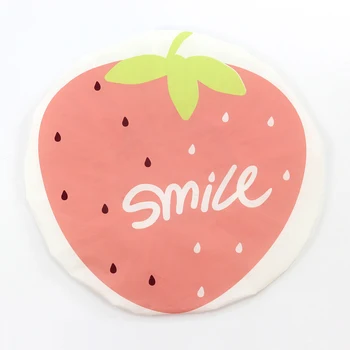 

12 kinds of cute cartoon fruit waterproof shower thickening shower cap ladies oil-proof cap makeup cap
