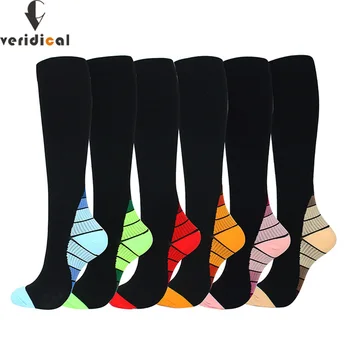 

Veridical Compression Socks Women & Men Graduated Compression Stockings Athletic Sports For Anti Fatigue Pain Relief Knee