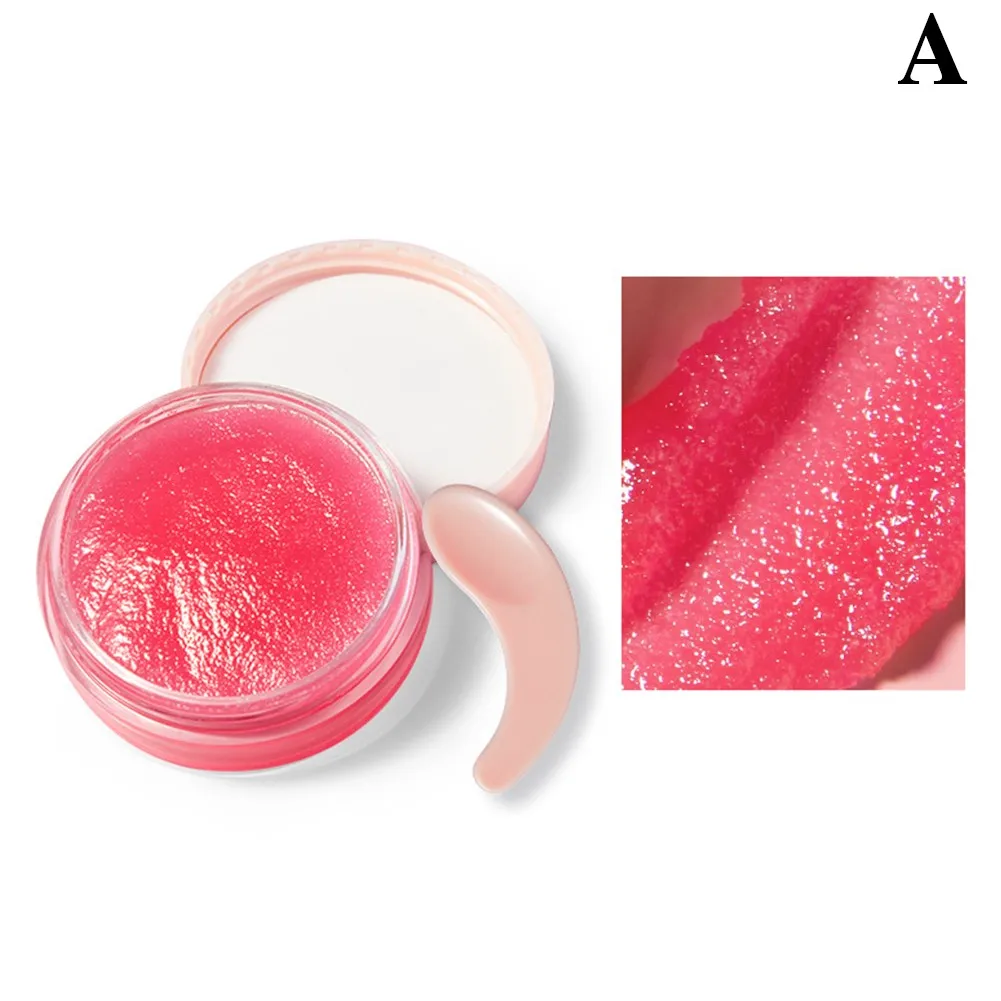 1pc 10g Lip Scrub Mask Lip Plumper Moisture Lip Balm Exfoliating Anti-Ageing Scrub Lip Film Nourish Repair Fine Lines Lips Care