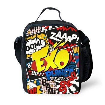 

Children fashion 3D Cartoon printing lunch bag thermal insulated bag travel casual insulated picnic bag thermo food for kids