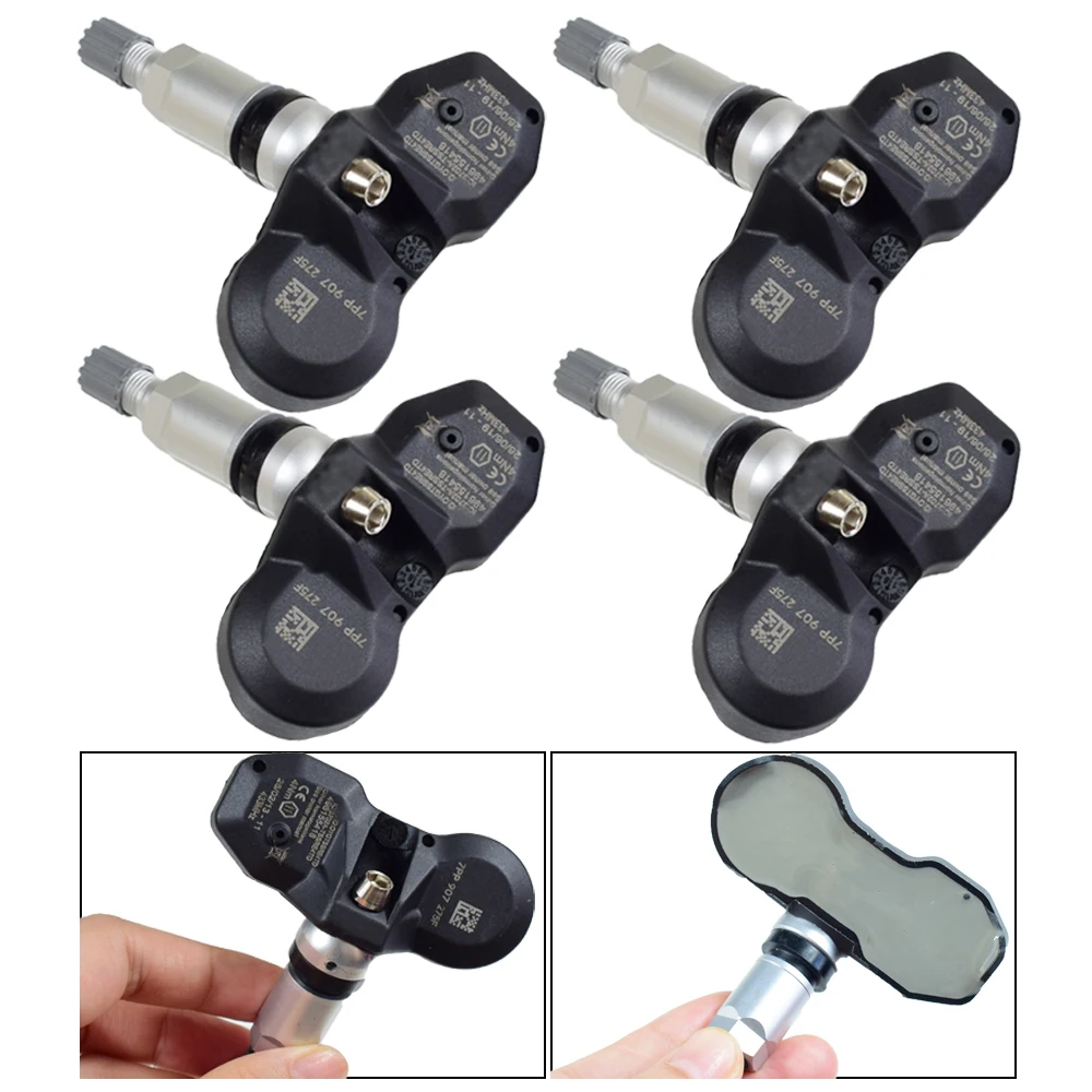 4 шт. датчик давления в шинах 7PP907275F TPMS сенсор для Audi Porsche VW 433 МГц 7PP907275 7PP907275D автомобильные аксессуары