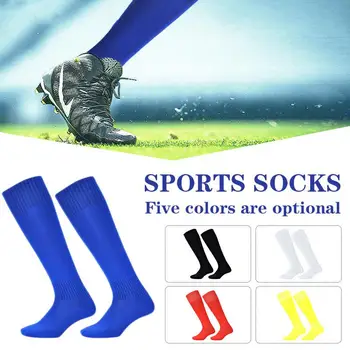 

Durable 5 Color Polyester Soccer Match Soft Sport Socks Long Tube Socks Exercise Athletes Football Socks Sportwear