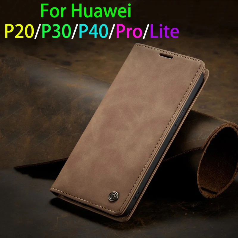 Роскошный Магнитный силиконовый чехол-книжка Nova 7i 6se 3E кожаный чехол-бумажник для