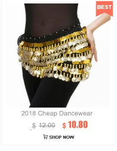 Women Belly Dance Clothing Accessories Teardrop Paillettes Fringe Wrap Elastic Base Tie-Dye Triangle Belts Coins Hip Scarf