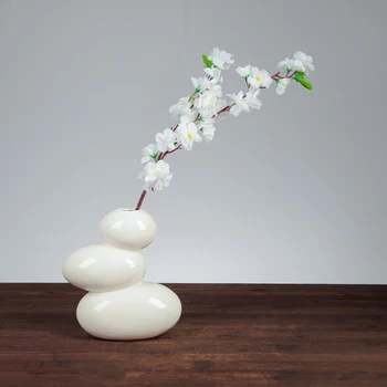 

Vase "Balanced stones", white, 20 cm