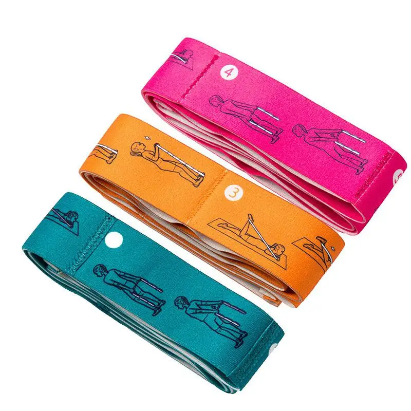 

Yoga Elastic Resistance Bands Muscle Stretching for Sports Pilates Bands Dance Belt Training Belt Tension Belt