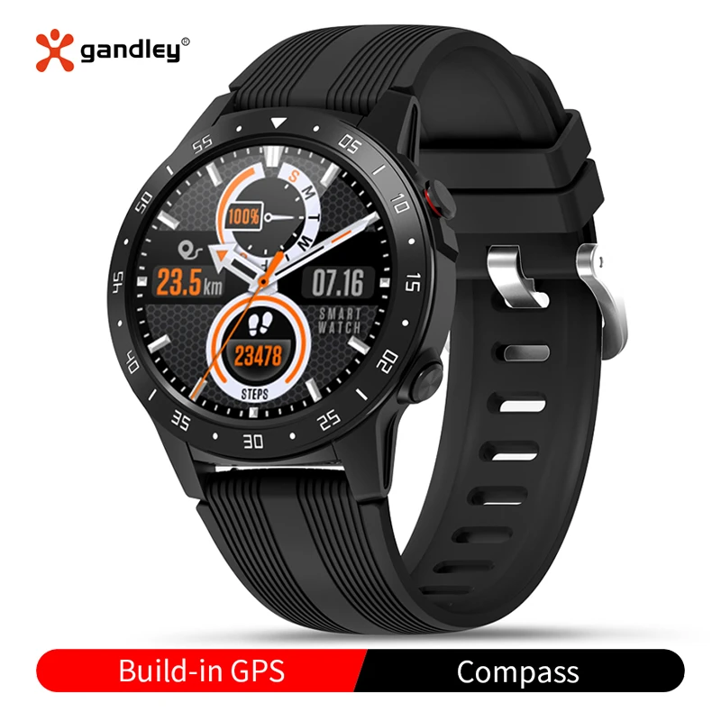 Gandley Androidおよびios向けのm5c接続スポーツウォッチ Gps 気圧計 高度計 コンパス フィットネストラッカーを備えた男性と 女性向けのスマートウォッチ Smart Watches Aliexpress