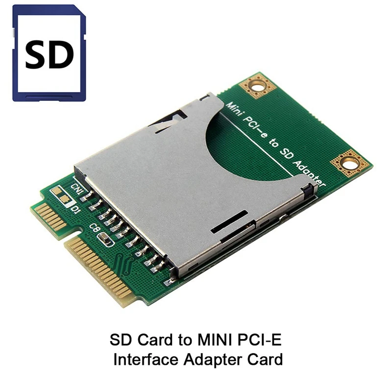 Sd карта к Mini Pci-E интерфейс порт адаптер Mini Pci Express Ssd Sd карта конвертер для ноутбука нетбука
