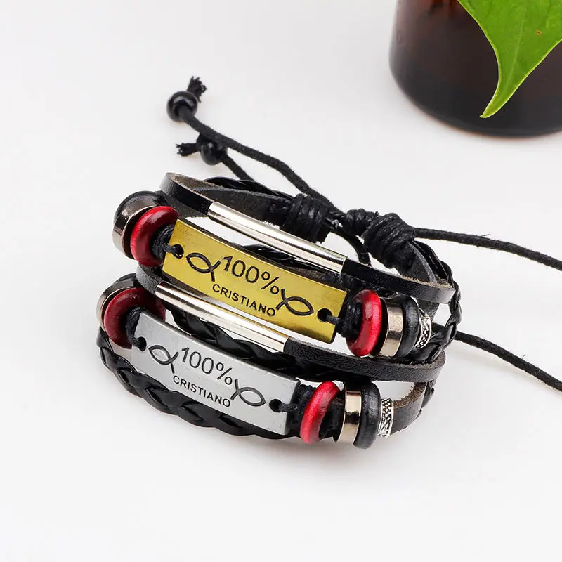 new women fashion multilayer Handmade Braided Genuine leather Bracelets bangles charming rope adjustable jewelry for Men | Украшения и