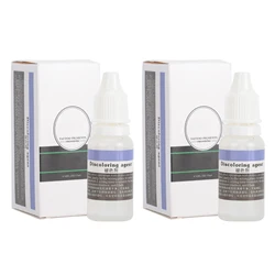 2pcs 15ml/bottle Tattoo Correction Serum Painless Pigment Fading Agent Tattoo Eyebrow Eyes Lip Microblading Remover Supplies