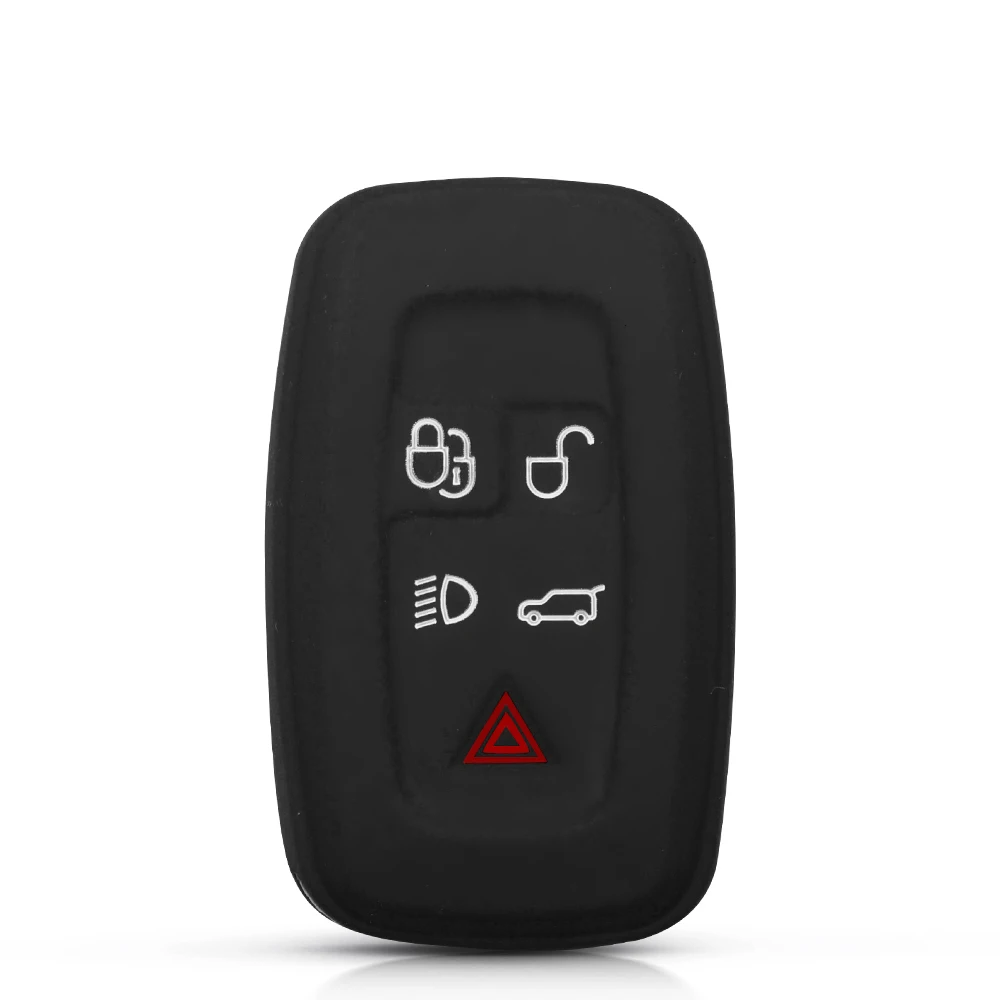 Cover in silicone chiave telecomando per Land Rover Discovery 4 Range Rover Sport Vouge 2009-2012 LR4 Evoque - Hd75689c0db764cae848f53929b9e5b812