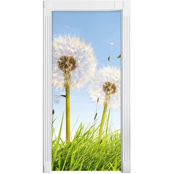

Self Adhesive Dandelion Home Decor Door Glass Canvas Stickers PVC Poster Print Art Picture Waterproof Wallpaper For Living Room