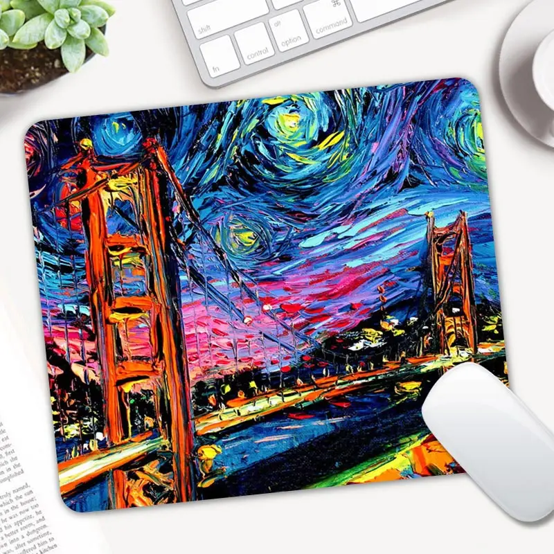 Mouse Pad Golden Gate Bridge Anti-Slip Laptop PC Mice Pad Mat Mousepad