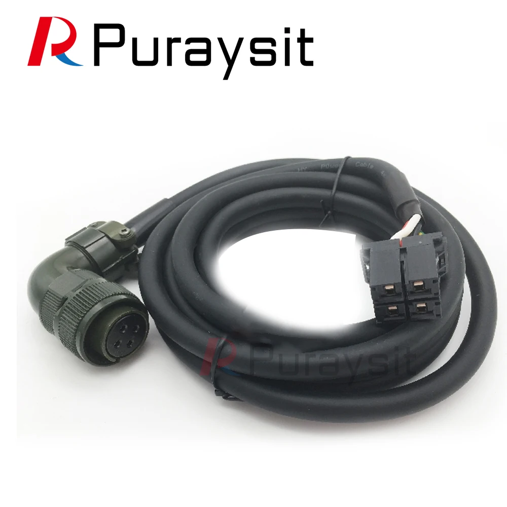 Puraysit 서보 모터 전원 케이블 F06B-0001-K008 F06B-0001-K012 Fanuc용 3M 5M 8M 10M