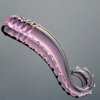 Sex Tools Tentacle Dildo Pyrex Glass Butt Plug G-spot Anal Toys For Women Lesbian Sexy Magic Wand Masturbation Adult Sex Toys 1