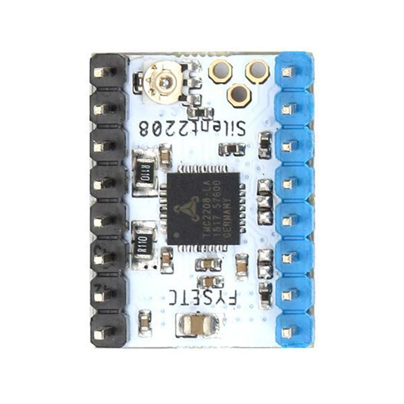 5 шт. 3d принтер Драйвер шагового двигателя, TMC2208 V1.2 Stepstick Драйвер шагового двигателя несущий модуль с теплоотвод для 3D-принтера